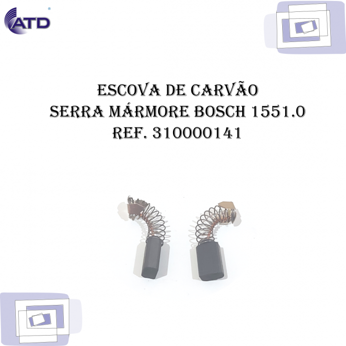 Escova de carvão Serra Mármore BOSCH 1551.0