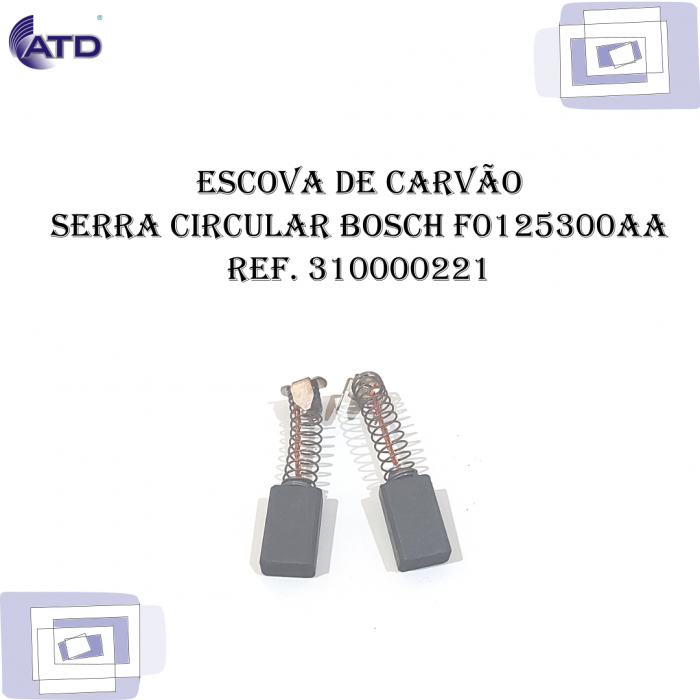 Escova de carvão Serra Circular BOSCH F0125300AA