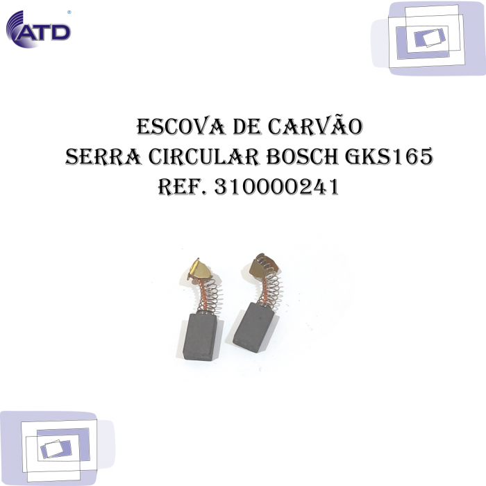 Escova de carvão Serra Circular BOSCH GKS165/GKS190