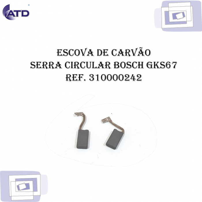 Escova de carvão Serra Circular BOSCH GKS67/GKS190