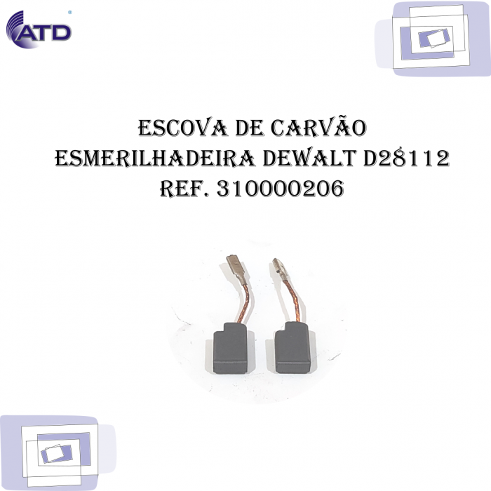 Escova de carvão Esmerilhadeira DEWALT D28112