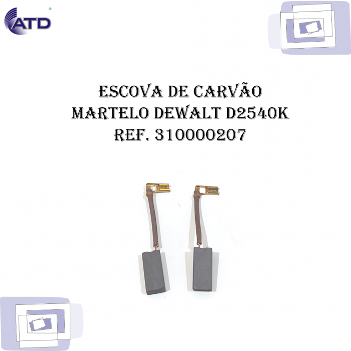Escova de carvão Martelete DEWALT D2540K