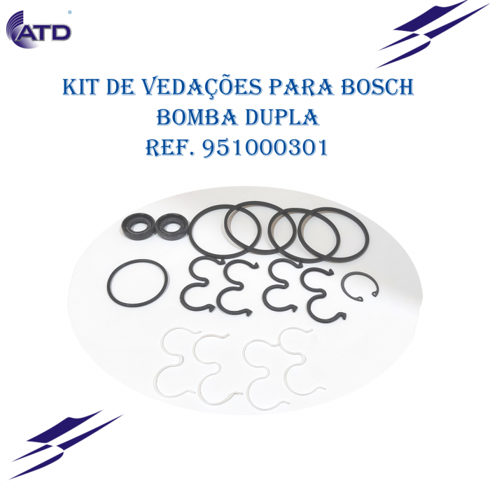 Kit de vedações para BOSCH bomba dupla