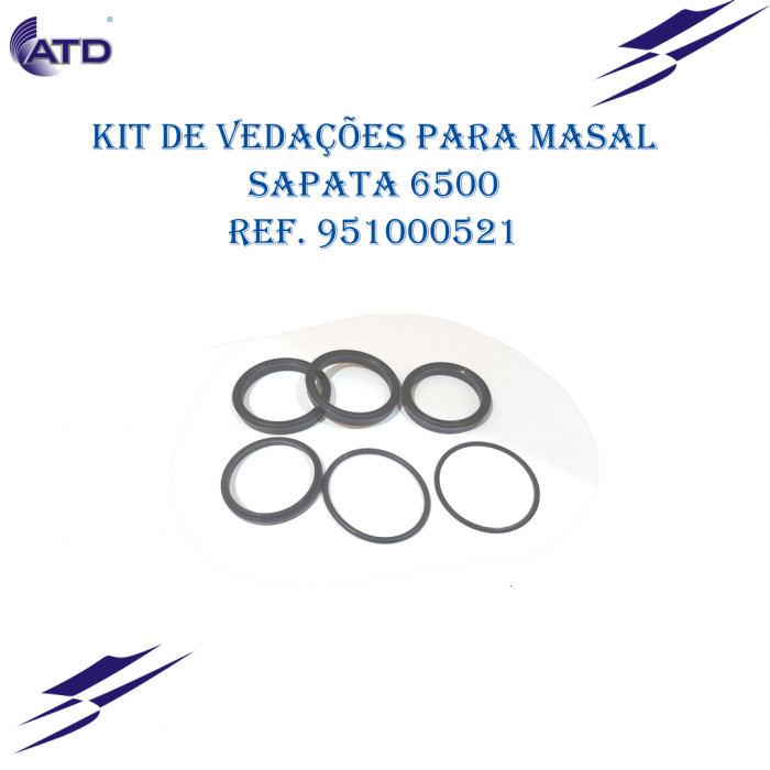 Kit de vedações para MASAL sapata 6500