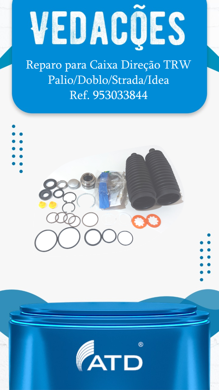 Reparo para Caixa Direção TRW Palio/Doblo/Strada/Idea/Siena