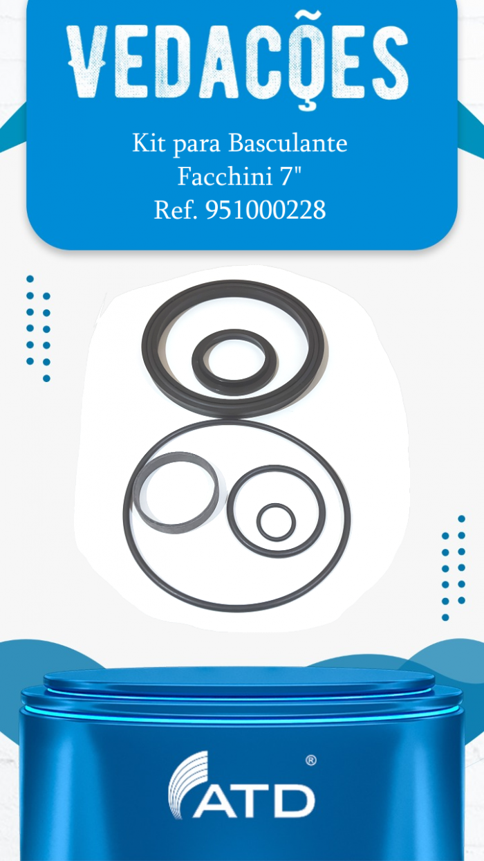 Kit de vedações para basculante Facchini 7"