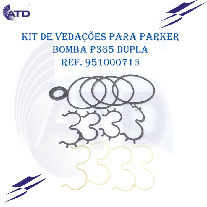 Kit de vedações para PARKER bomba P365 dupla