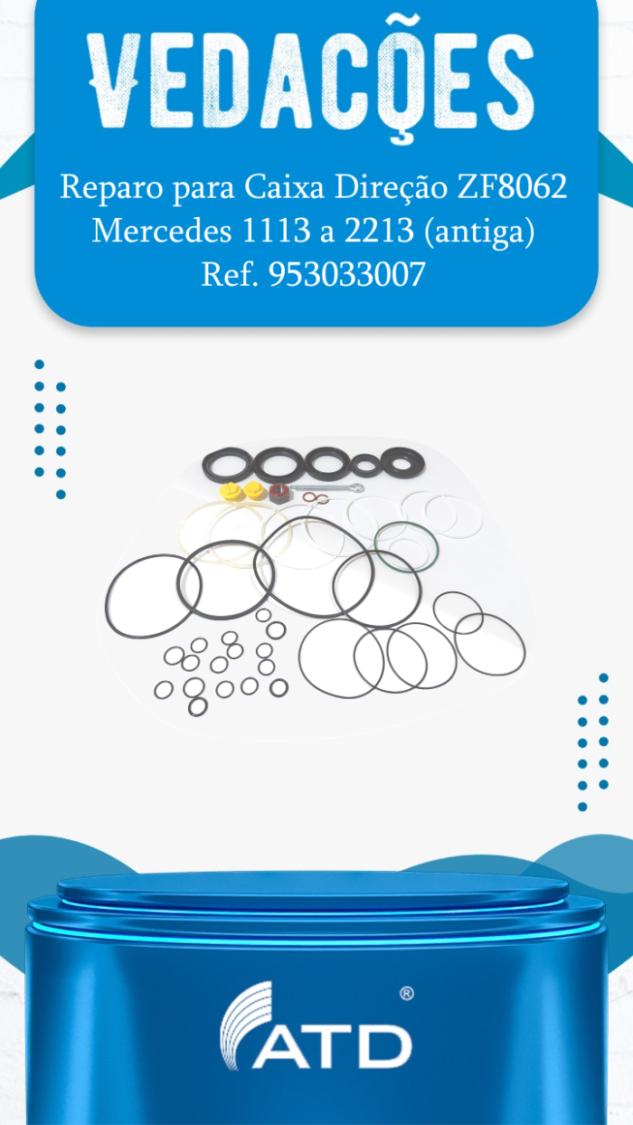 Reparo para Caixa Direção ZF 8062 Mercedes
