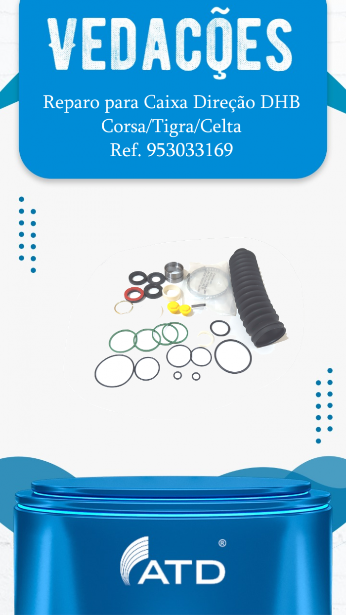 Reparo para caixa direção DHB Corsa/Tigra/Celta