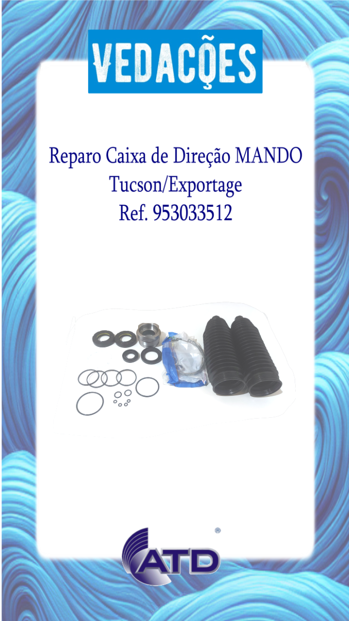 Reparo para caixa direção MANDO Hyundai/Kia
