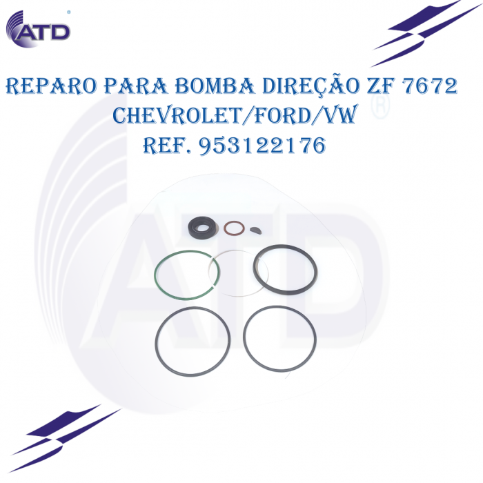 Reparo para bomba direção ZF 7672 Chevrolet/Ford/VW