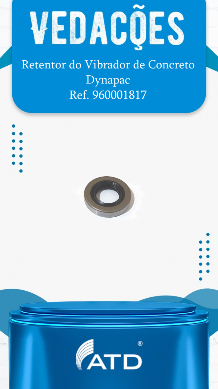 Retentor do Vibrador de Concreto DYNAPAC