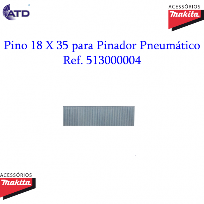 Pino 18x35 para Pinador Pneumático