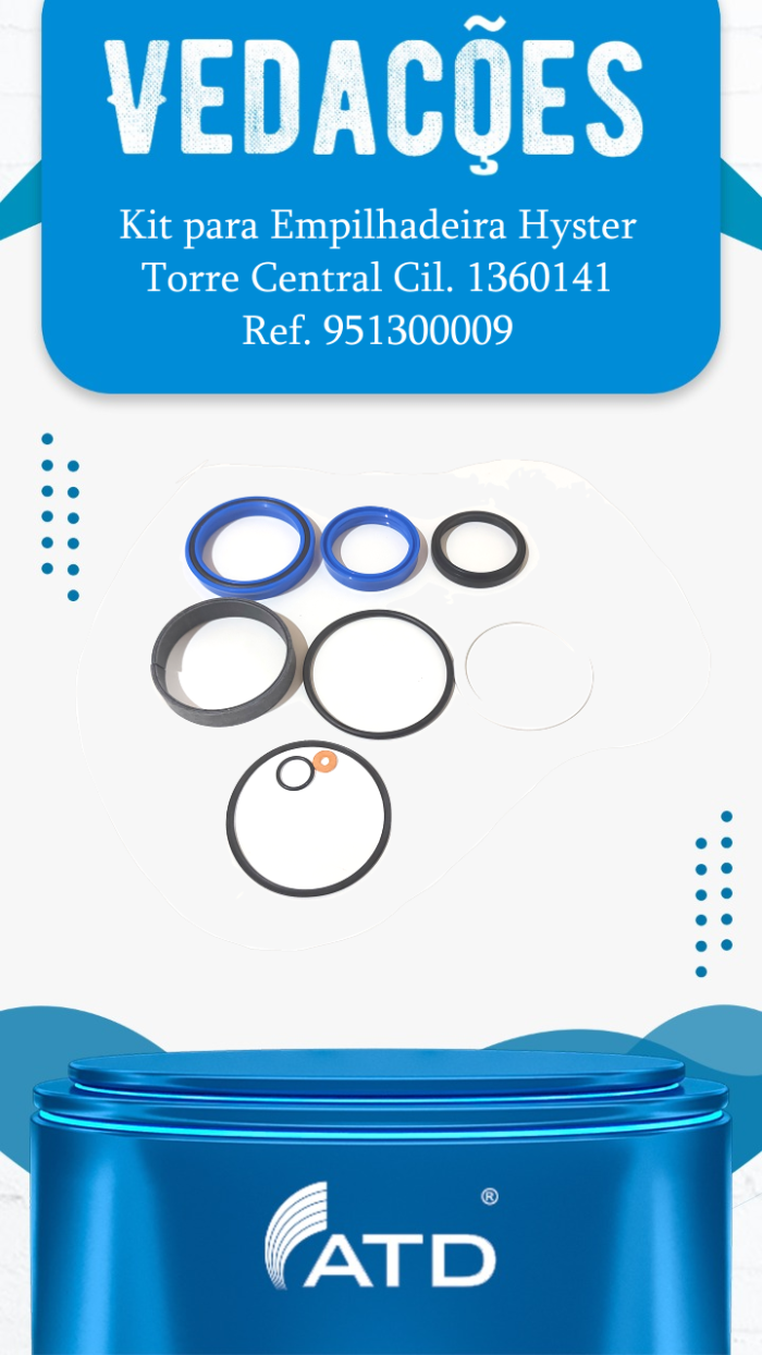 Kit para Empilhadeira Hyster Torre Central Cil. 1360141