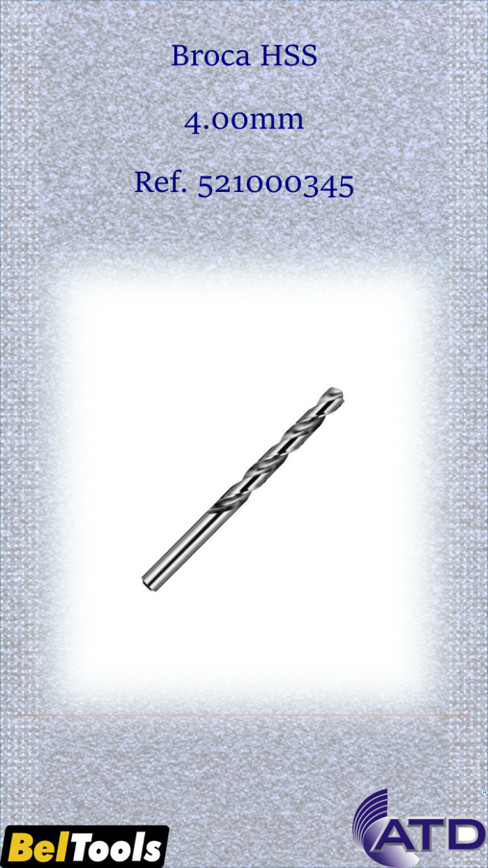 Broca HSS 4.00mm BELTOOLS