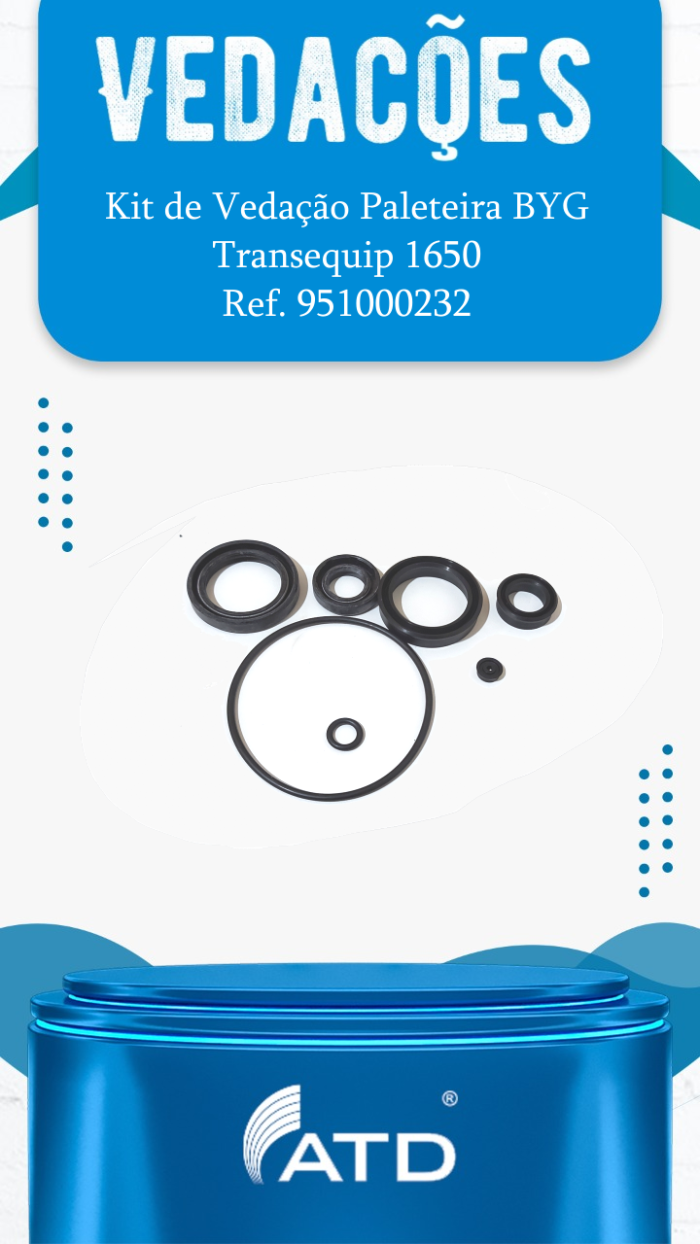 Kit de Vedação Paleteira BYG Transequip 1650
