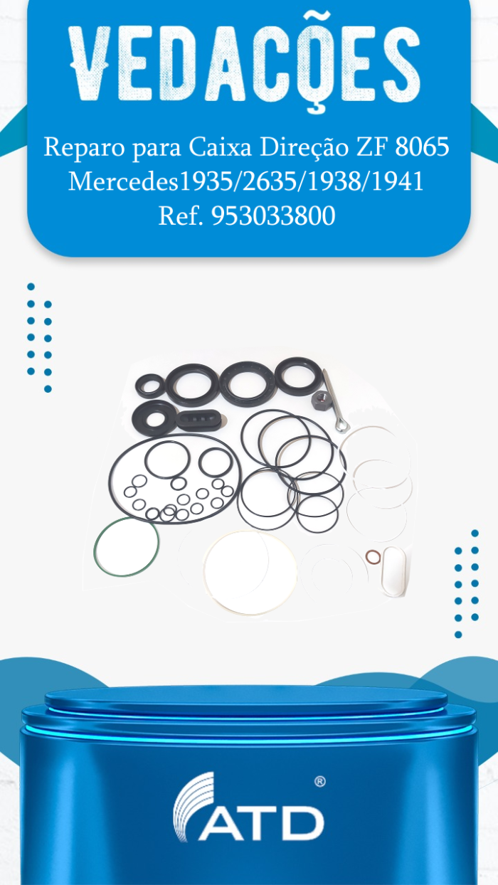 Reparo para Caixa Direção ZF 8065 Mercedes