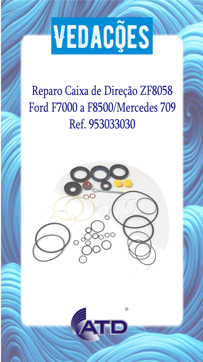 Reparo para Caixa Direção ZF 8058 Ford/Mercedes/VW