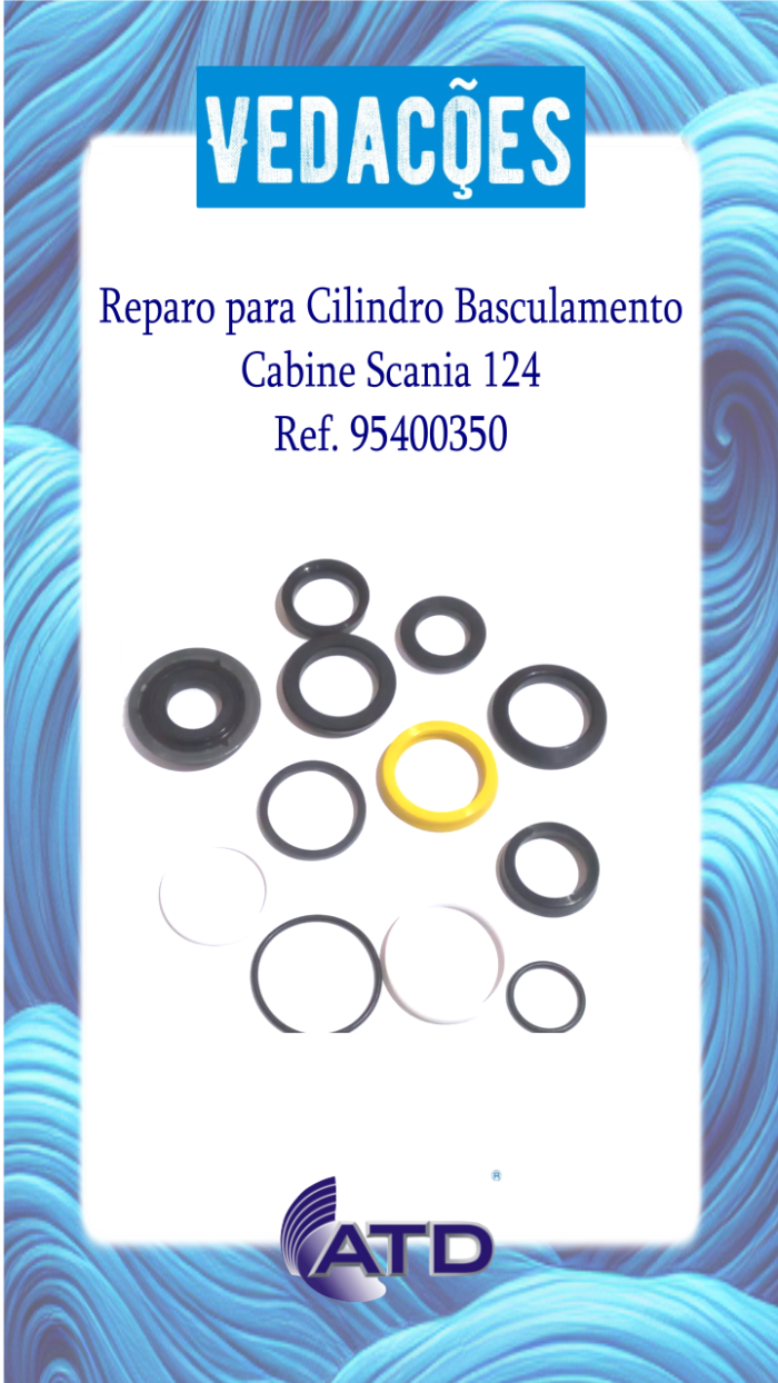 Reparo para Cilindro Basculamento Cabine Scania 124