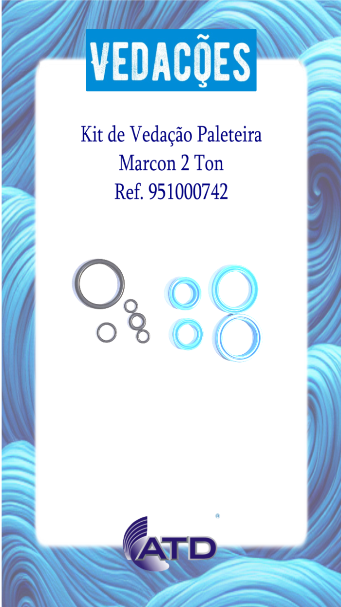 Kit de Vedação Paleteira Marcon 2ton