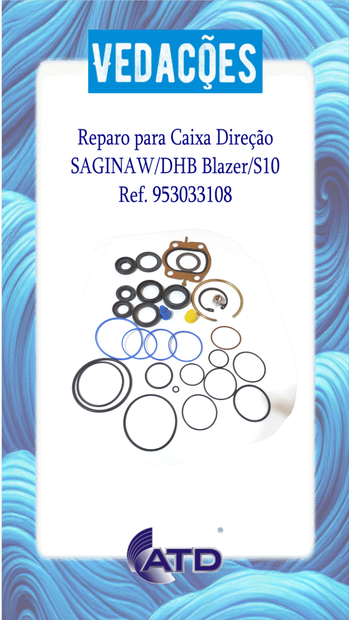 Reparo para caixa de direção SAGINAW/DHB Blazer/S10