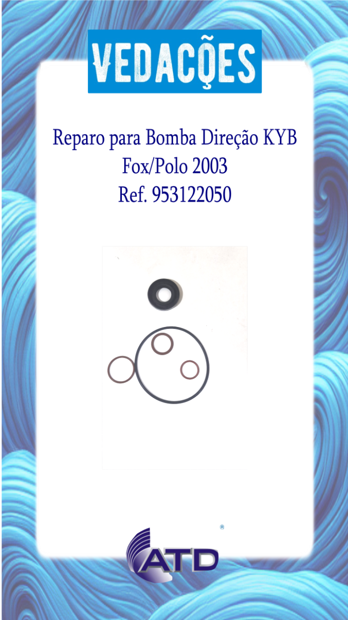 Reparo para Bomba Direção ZF7612/KYB Fox/Polo